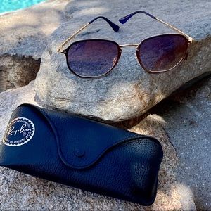 Ray-Ban Blaze Hexagonal Violet Gradient